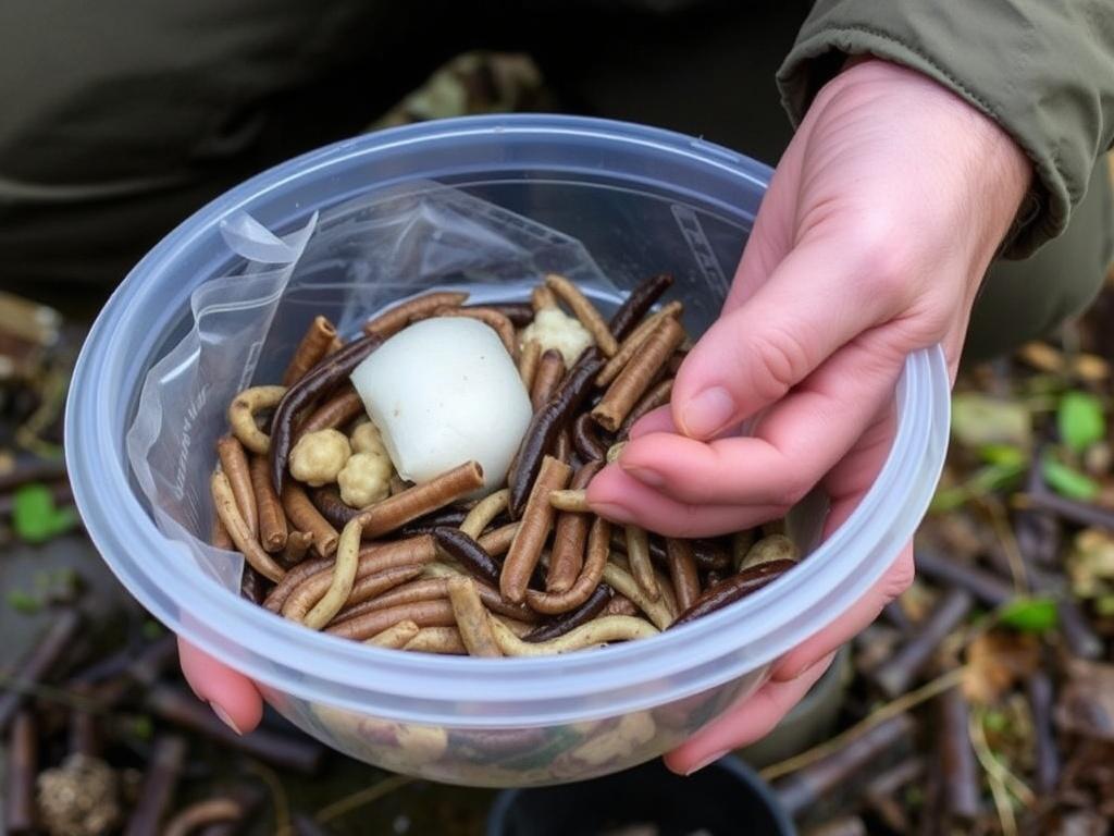     Préparer et conserver ses appâts naturels (vers, asticots...).. Éthique et respect du milieu : recommandations