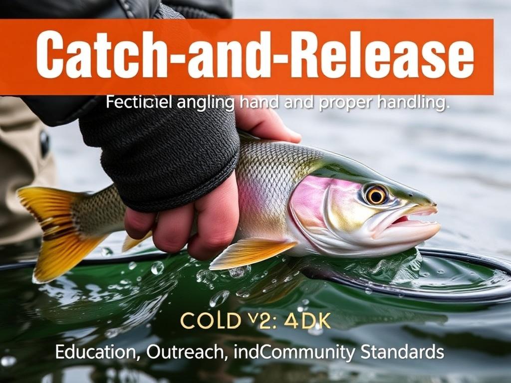     Catch and Release: Ethisches Angeln und korrekte Handhabung.. Education, Outreach, and Community Standards